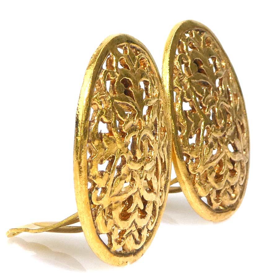 Chanel Earrings CC Logo — view 2