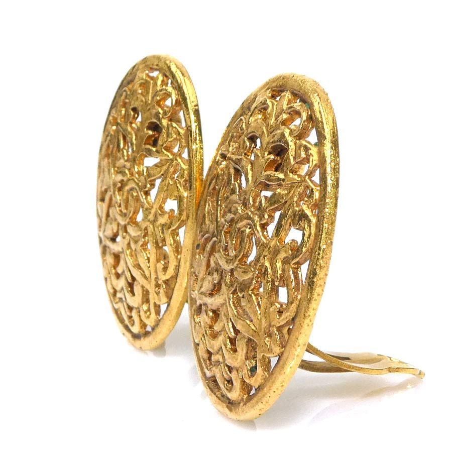 Chanel Earrings CC Logo — view 3