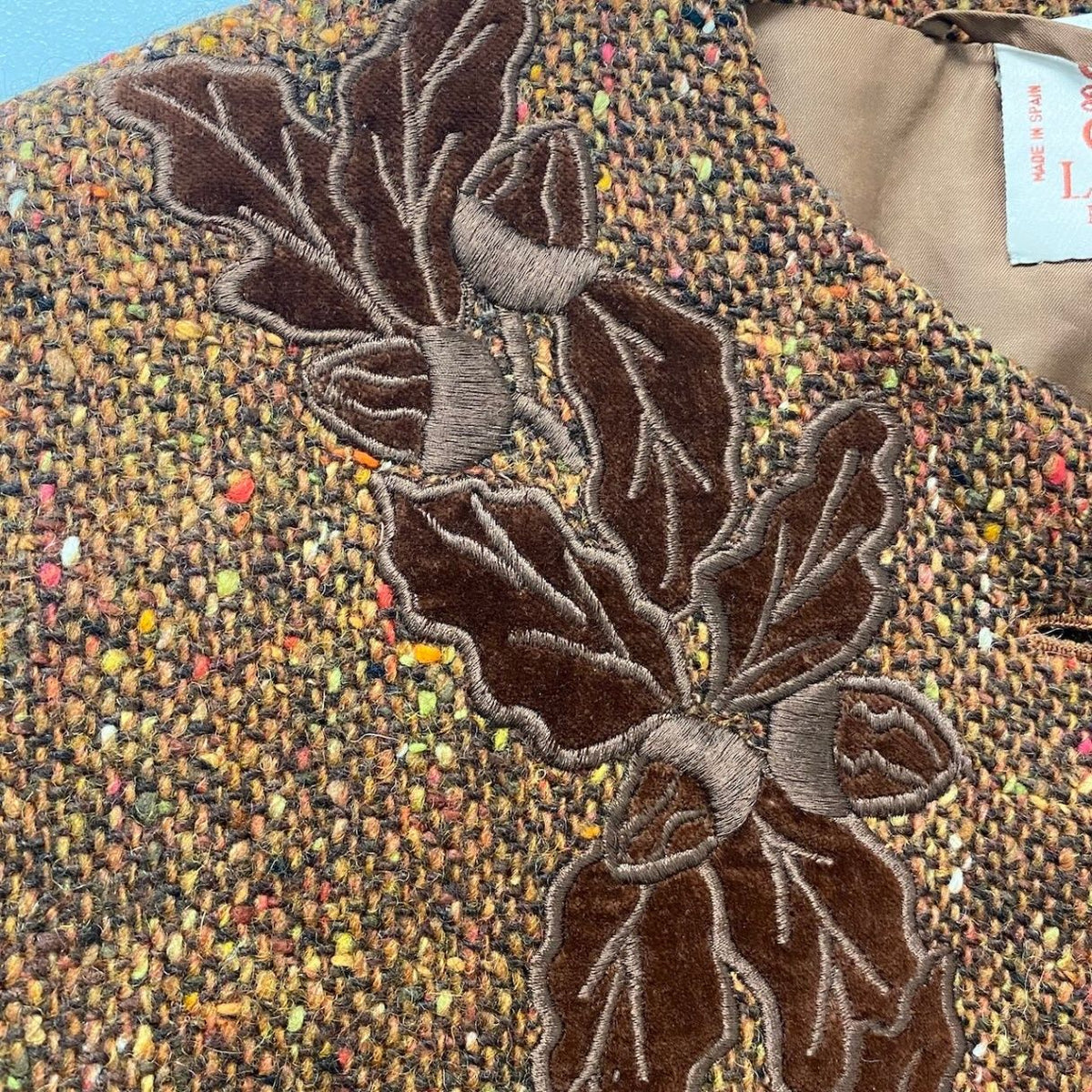 Loewe Tweed Jacket Embroidery — view 7