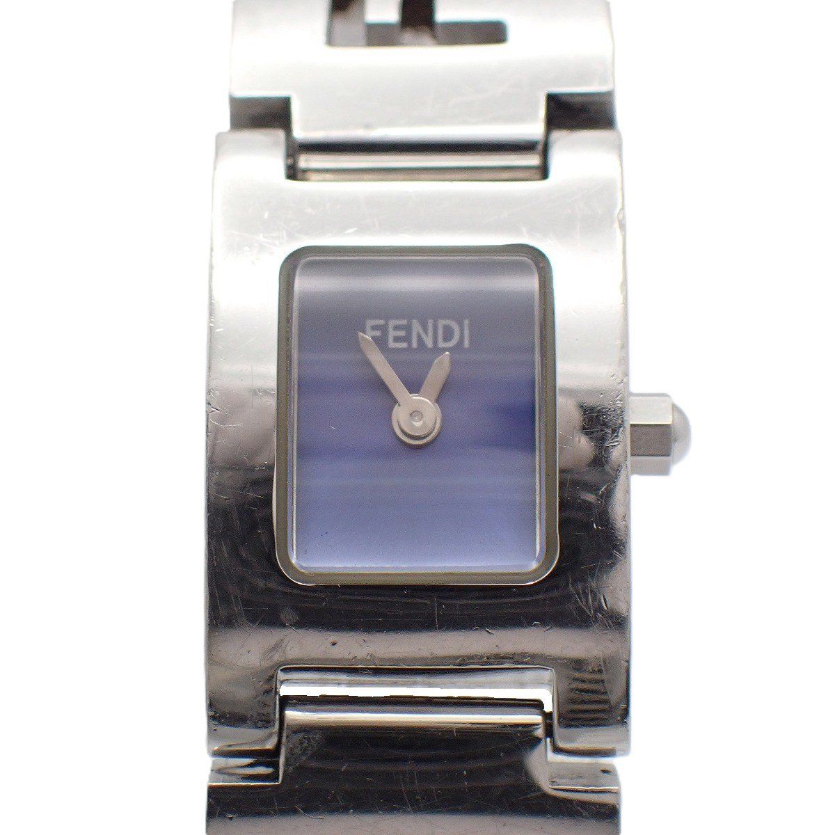 Fendi Bracelet Watch Quartz Blue Dial SS Pawn