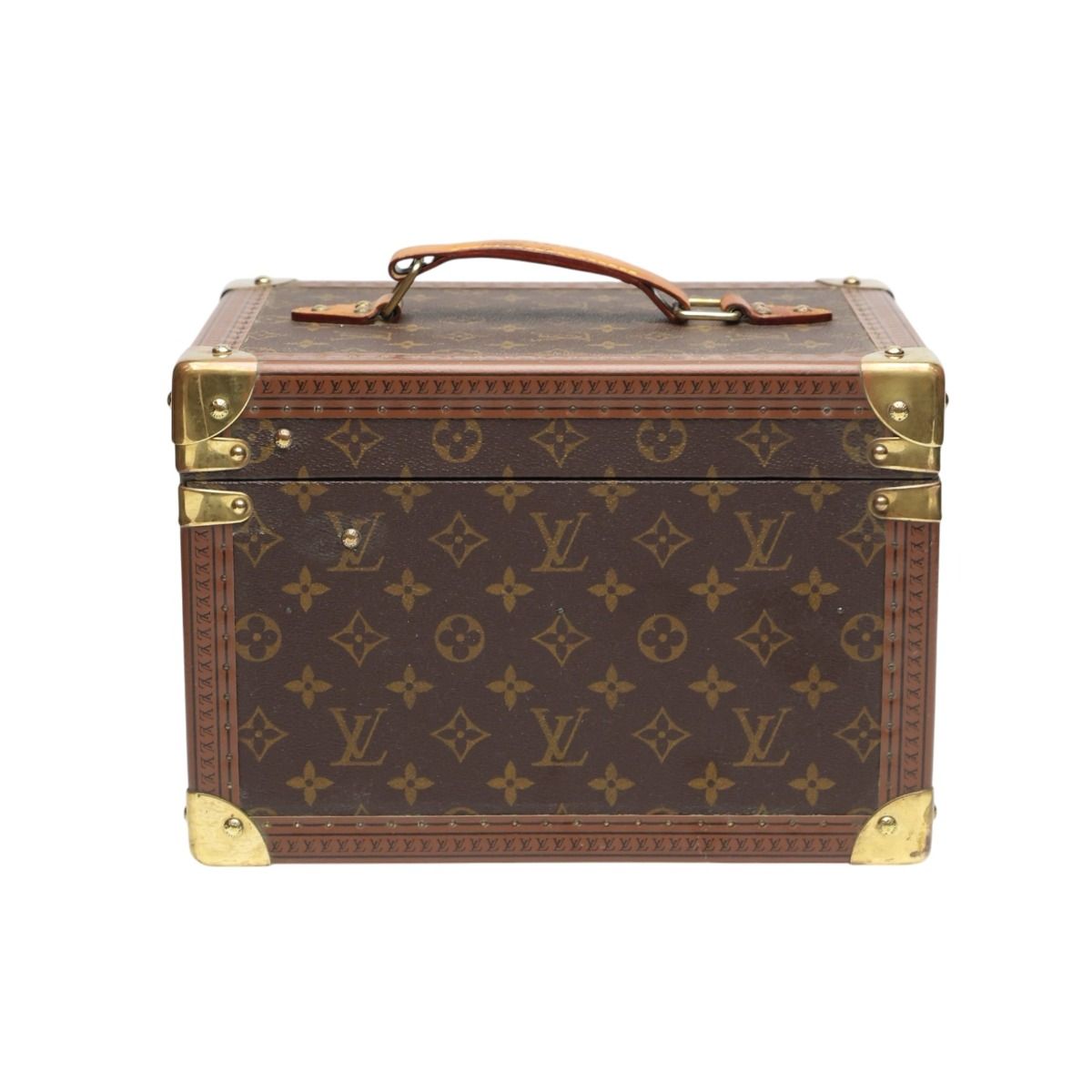 Louis Vuitton Monogram Makeup Case Boite Flacon Bag Brown — view 3