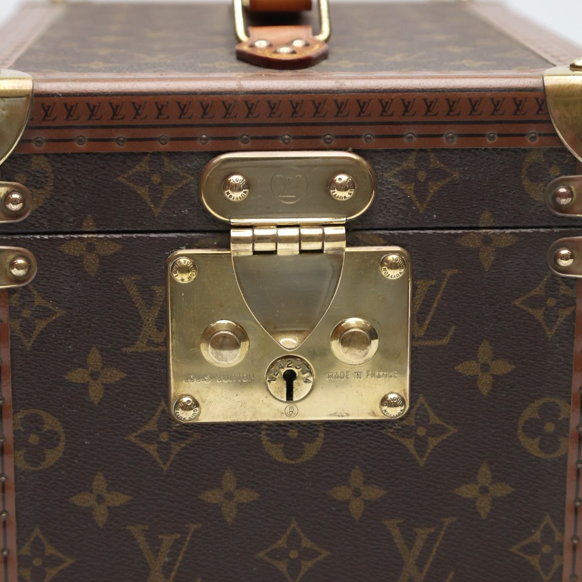 Louis Vuitton Monogram Makeup Case Boite Flacon Bag Brown — view 5