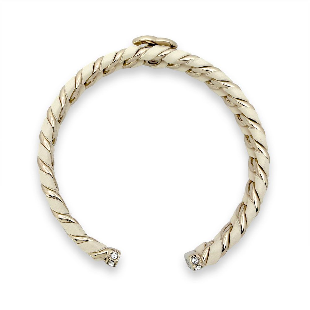 Chanel CC Logo Bangle 26c Cruise Collection Bracelet — view 3