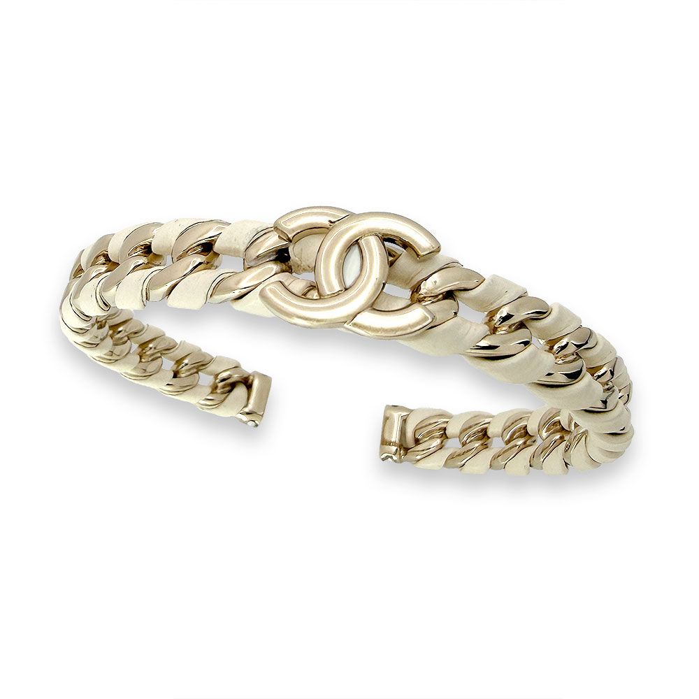 Chanel CC Logo Bangle 26c Cruise Collection Bracelet