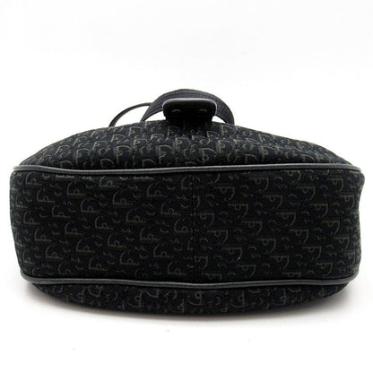 Dior Street Chic Shoulder Bag Canvas Leather Black — view 6