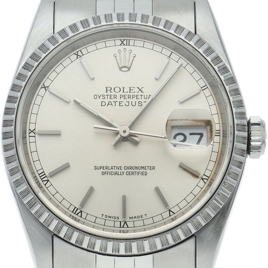 Rolex Datejust Watch SS Silver