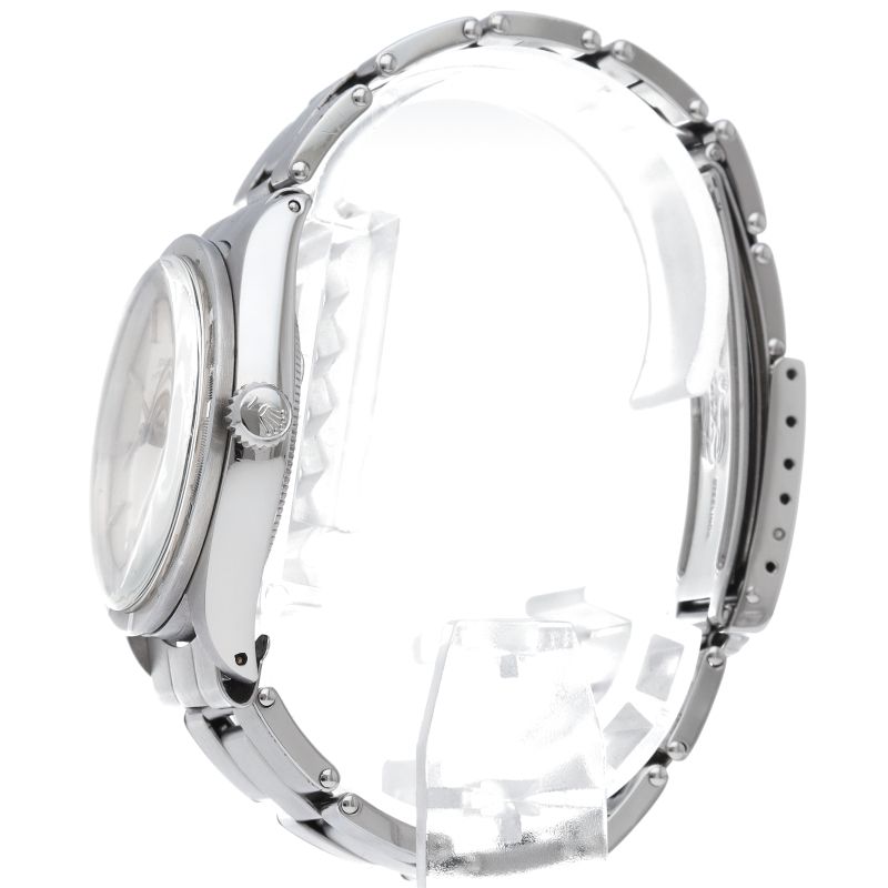 Rolex Oyster Perpetual Watch Antique SS Silver — view 3