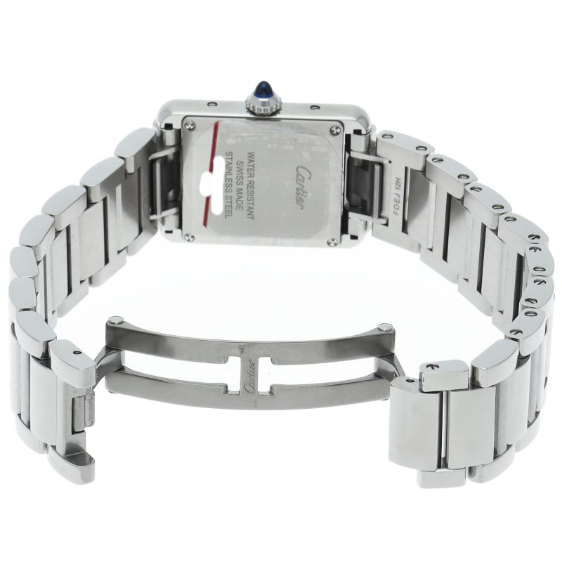 Cartier Tank Must SM Watch Stainless Steel Silver — view 5
