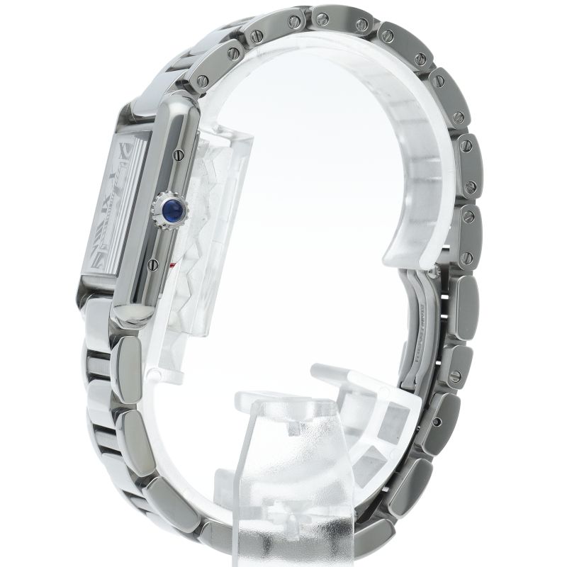 Cartier Tank Must SM Watch Stainless Steel Silver — view 3