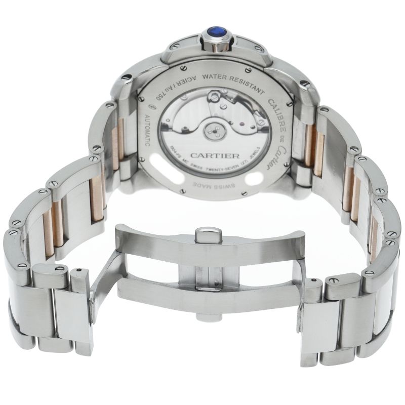 Cartier Calibre de Cartier Watch 18K Pink Gold SS Silver — view 5