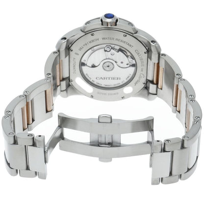 Cartier Calibre de Cartier Watch 18K Pink Gold SS Silver — view 5