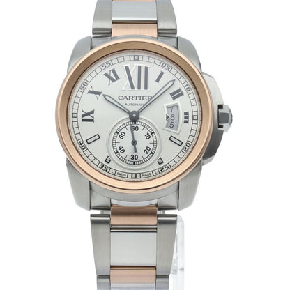 Cartier Calibre de Cartier Watch 18K Pink Gold SS Silver — view 2
