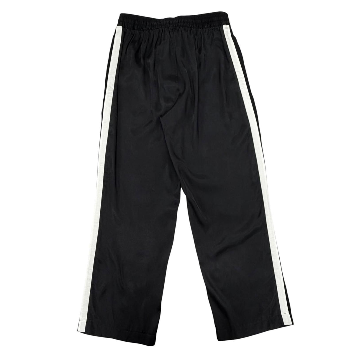 Celine Side Line Track Pants Calfskin Black White 38 — view 2