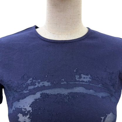 Hermes 100% Cotton Gaultier Era Embossed Carriage Logo Short Sleeve T-Shirt — view 2