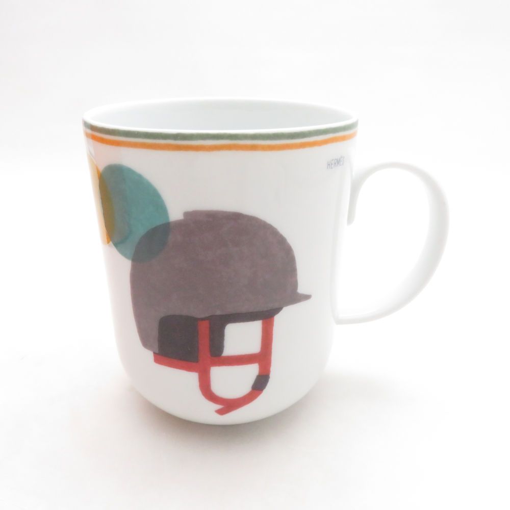 Hermes Cask Mug Porcelain Horse Tea Coffee Tableware Luxury — view 2