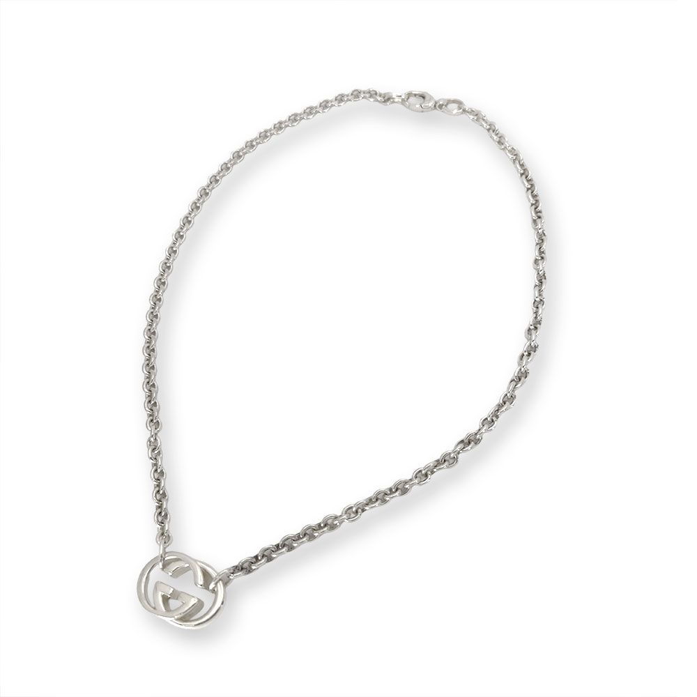 Gucci Interlocking G Necklace Silver — view 2