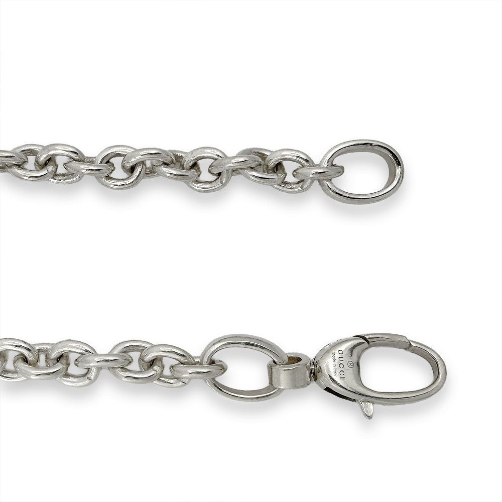 Gucci Interlocking G Necklace Silver — view 3