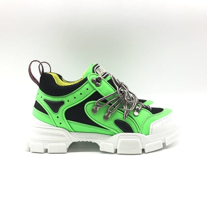 Gucci Flashtrek Fabric Sneakers Green Neon — view 5