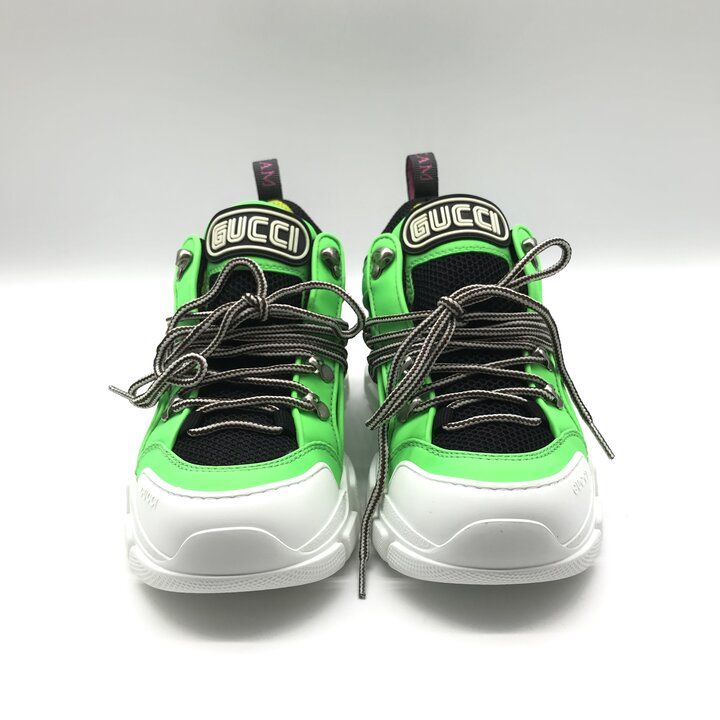 Gucci Flashtrek Fabric Sneakers Green Neon — view 6