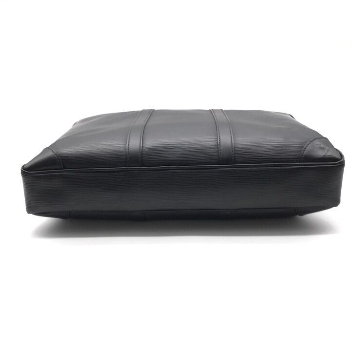 Louis Vuitton Epi Porto Document Business Hand Bag Black — view 4