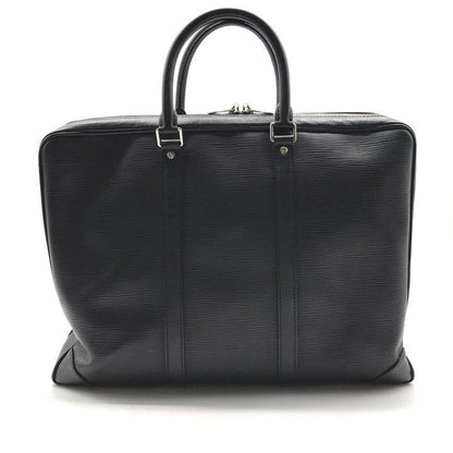 Louis Vuitton Epi Porto Document Business Hand Bag Black — view 3