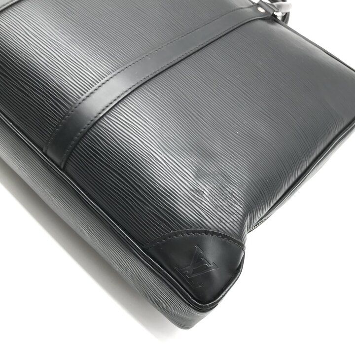 Louis Vuitton Epi Porto Document Business Hand Bag Black — view 5
