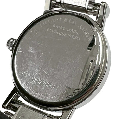 Tiffany & Co with Case Atlas Stainless Steel Wristwatch Silver Watch — view 5