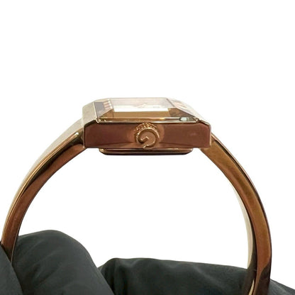 Gucci with Case Frame Collection Stainless Steel Quartz Watch Pink Gold — view 6