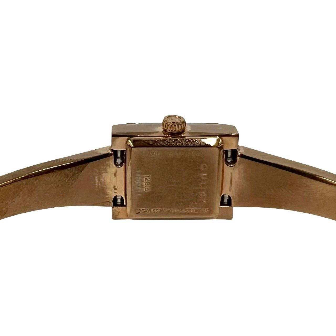 Gucci with Case Frame Collection Stainless Steel Quartz Watch Pink Gold — view 5