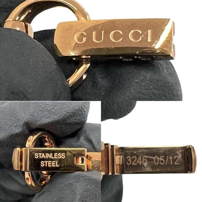 Gucci with Case Frame Collection Stainless Steel Quartz Watch Pink Gold — view 3