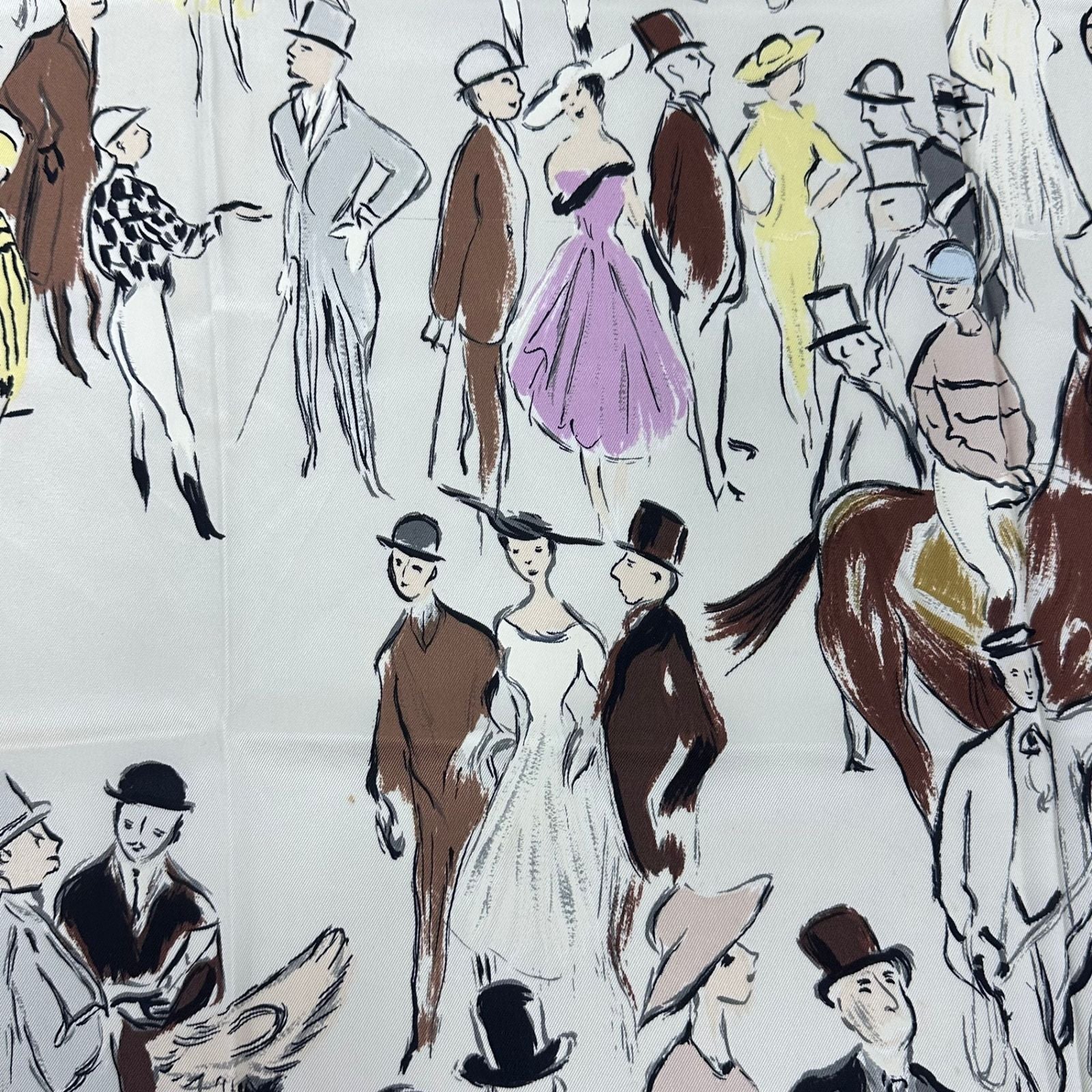 Hermes Carre 90 Silk Scarf Paddock — view 7