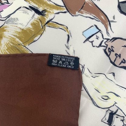 Hermes Carre 90 Silk Scarf Paddock — view 8