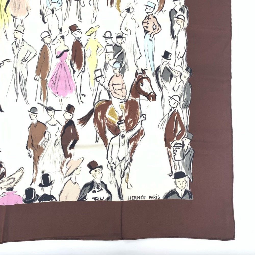Hermes Carre 90 Silk Scarf Paddock — view 5
