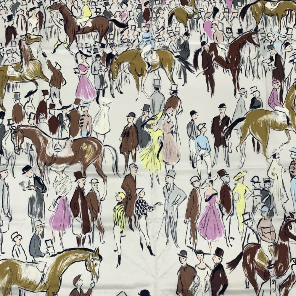 Hermes Carre 90 Silk Scarf Paddock — view 6