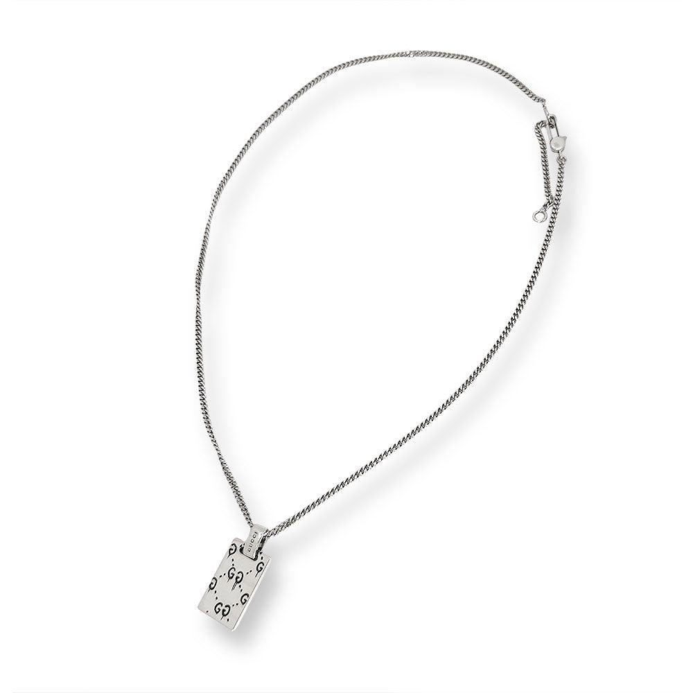 Gucci Ghost Plate Skull Necklace — view 3