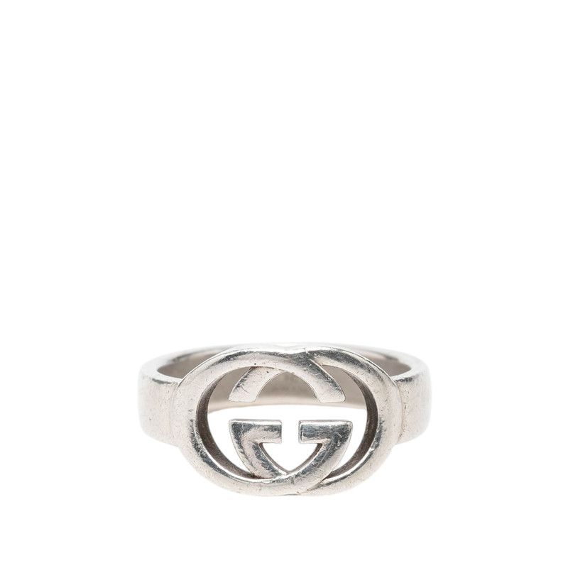 Gucci Interlocking G Ring Silver