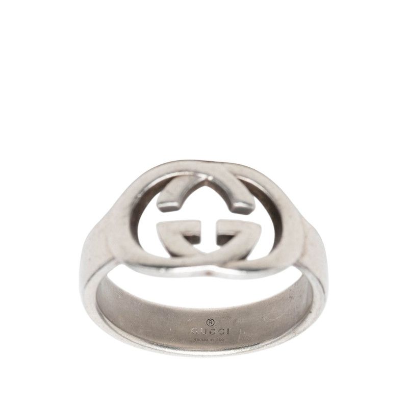 Gucci Interlocking G Ring Silver — view 4