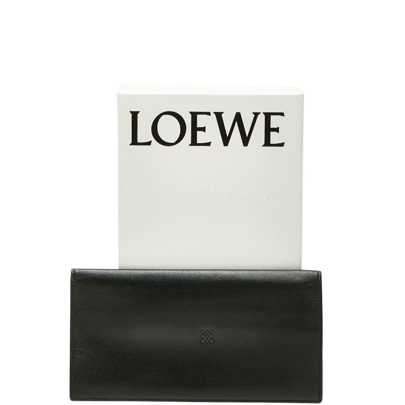 Loewe Anagram Wallet Black Leather — view 8