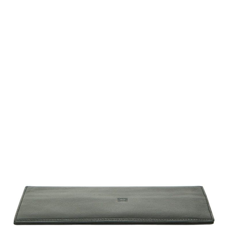 Loewe Anagram Wallet Black Leather — view 3