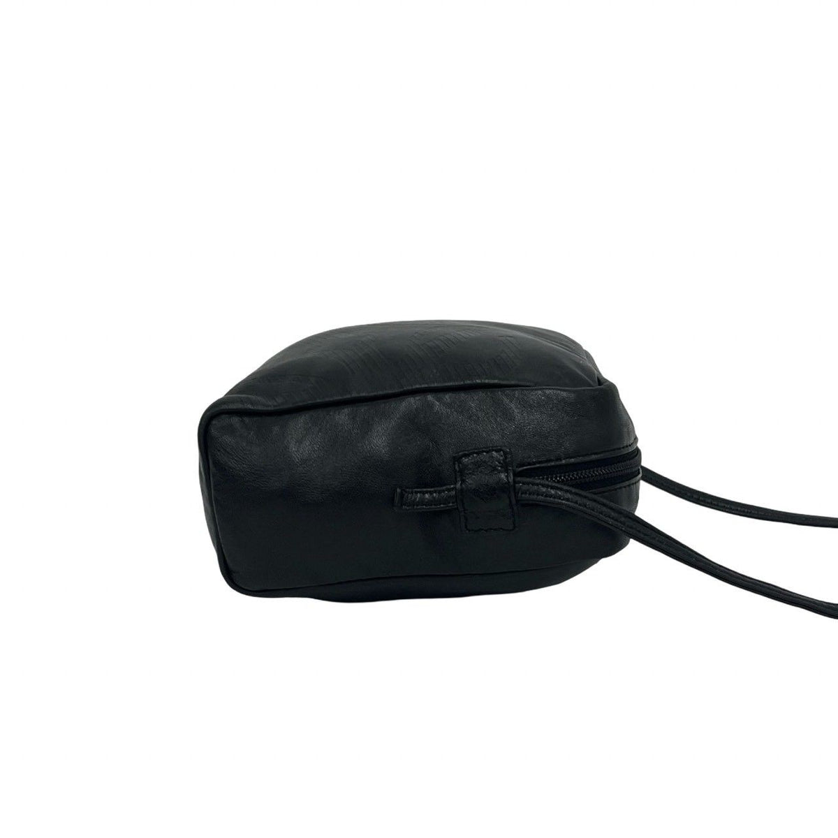 Loewe Vintage Anagram Logo Nappa Leather Mini Shoulder Bag Pochette Black — view 6