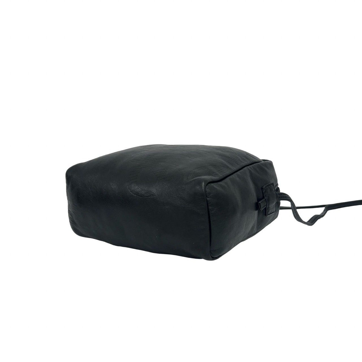 Loewe Vintage Anagram Logo Nappa Leather Mini Shoulder Bag Pochette Black — view 8