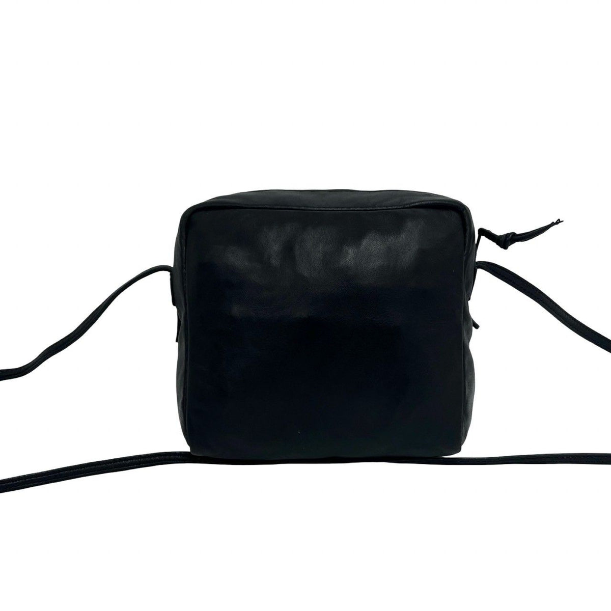 Loewe Vintage Anagram Logo Nappa Leather Mini Shoulder Bag Pochette Black — view 3