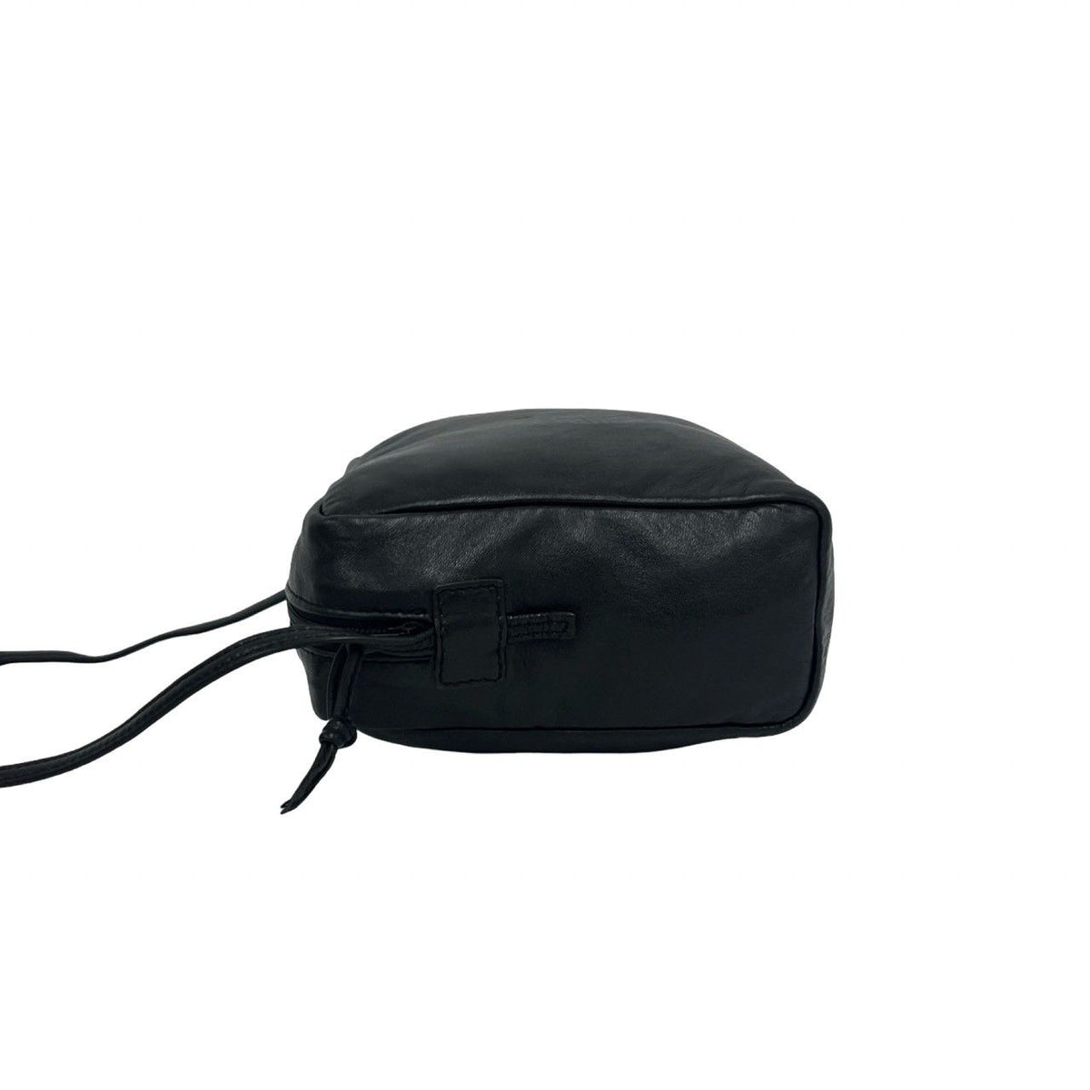 Loewe Vintage Anagram Logo Nappa Leather Mini Shoulder Bag Pochette Black — view 5