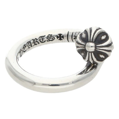 Chrome Hearts Nail Crsball Cross Ball Silver Ring — view 5