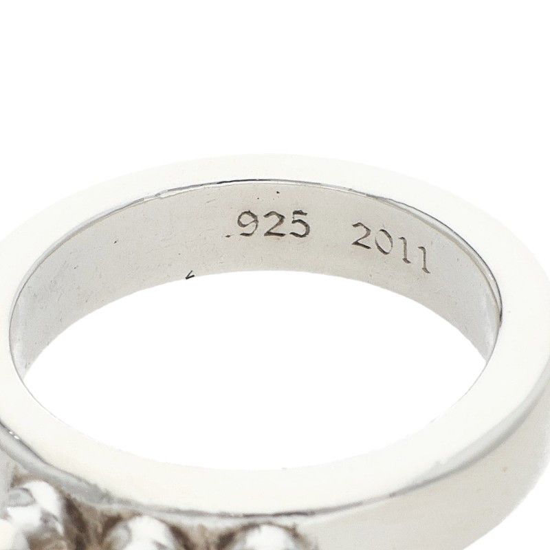 Chrome Hearts Bby Bll Baby Bell Spikes Silver Ring — view 4