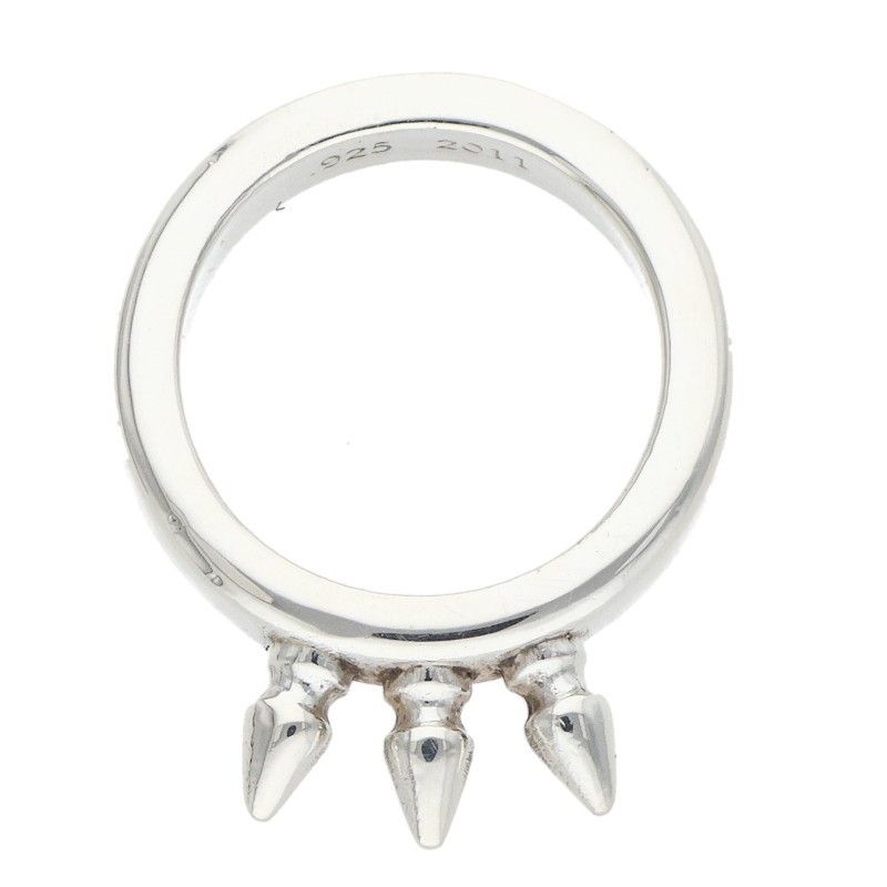 Chrome Hearts Bby Bll Baby Bell Spikes Silver Ring — view 5