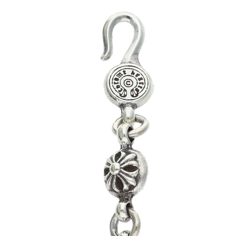 Chrome Hearts No1 Ball 1 Cross Silver Bracelet — view 3