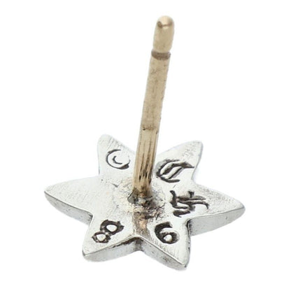 Chrome Hearts CO Star Stud Silver Earrings — view 3
