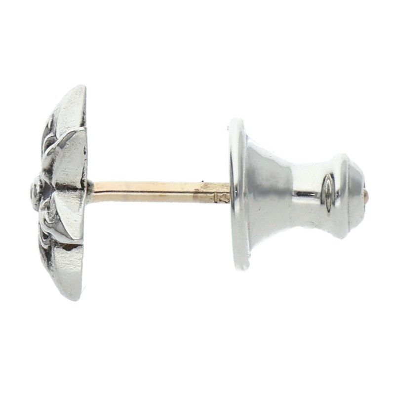 Chrome Hearts CO Star Stud Silver Earrings — view 5