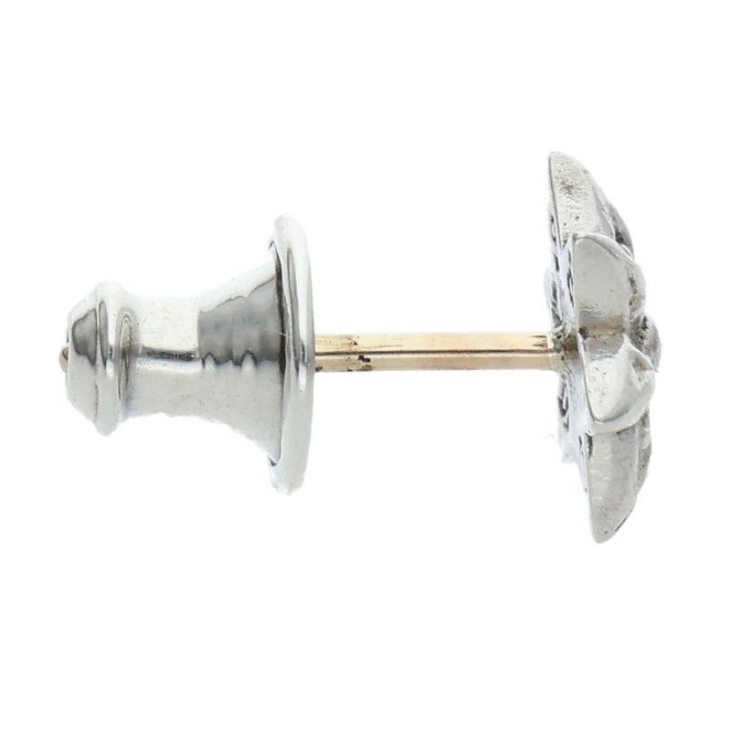 Chrome Hearts CO Star Stud Silver Earrings — view 4